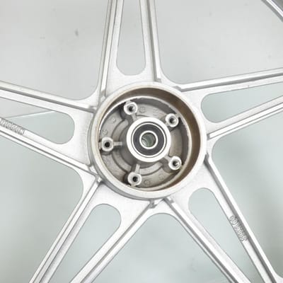 17x1,6 inch grijze bernardi type spaakvelgen voor peugeot 103 bromfiets