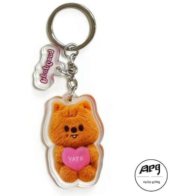 SKZOO × ApopGong Exclusieve Sleutelhanger, voor Stray Kids 8e HAN gray