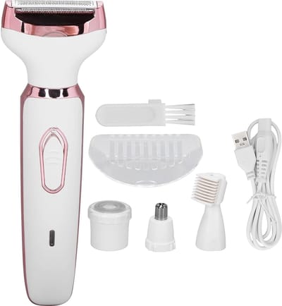 Ladyshave - 4-in-1 - Ladyshave voor Vrouwen - Draadloos - Trimmer Vrouw