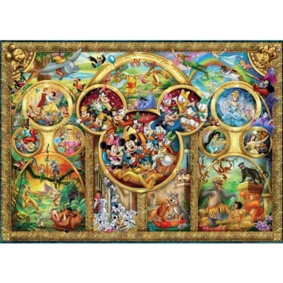 Ravensburger Most famous disney characters 500 stukjes Volwassenen puzzels