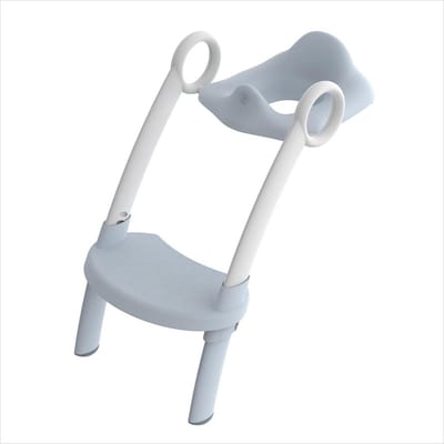 Toilet Trainer Ladder - Kinder Potty - Zindelijkheidstraining - Inklapbaar Veilig Ontwerp - 58.5 x 39 x 27.5 cm - Grijs