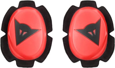 Kniebeschermers Motor - Beschermers - Motorrijden - Thermoplastisch Polyurethaan - 25 x 20 x 20 cm - Rood Fluo/Zwart
