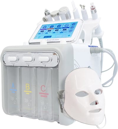 NordHaus Hydro Dermabrasie Gezichtsmachine - Aqua Peeling Apparaat - Huidverjonging Systeem - 7-in-1 Verzorging - 47 x 32 x 43 cm