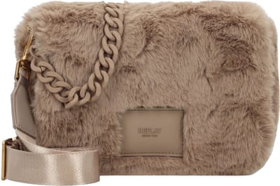 REPLAY Schoudertas Crossbody Bag Taupe Gray