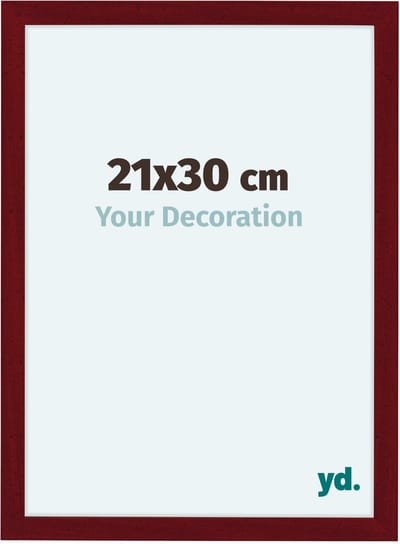 Your Decoration - Fotolijst 21x30 cm - MDF - Wijnrood Geveegd - Como