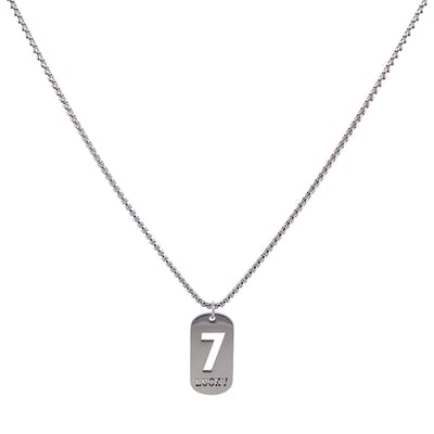 IbizaMen KIDS - jongens - ketting - rvs - lucky seven - 7 - 60cm