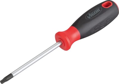 Torx Schroevendraaier - Precisie Gereedschap - Vastzetten Schroeven - Versterkt Handvat - 24cm Lengte - rood