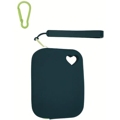 1 stuks Siliconen Hondensnoepzak Huisdier Snackzak Reis Draagbaar Training Huisdier Uitlaatzak huisdieraccessoires donkergroene kleur