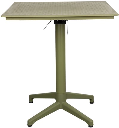 Housecraft Living George Bistrotafel/ Tuintafel/ Balkontafel Inklapbaar 70x70 cm Groen