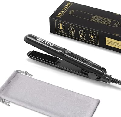 Melydo Mini voor kort haar - Kleine stijltang - Travel & Reis stijltang - Straightener - Steiltang - Stijltangen - Smalle Straightner