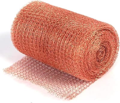 Kopergaas - Koperen Muisbestrijdingsdoek - Koper - Roestvrij en Warmtebestendig - Eenvoudig te Snijden - Voor Binnen en Buiten