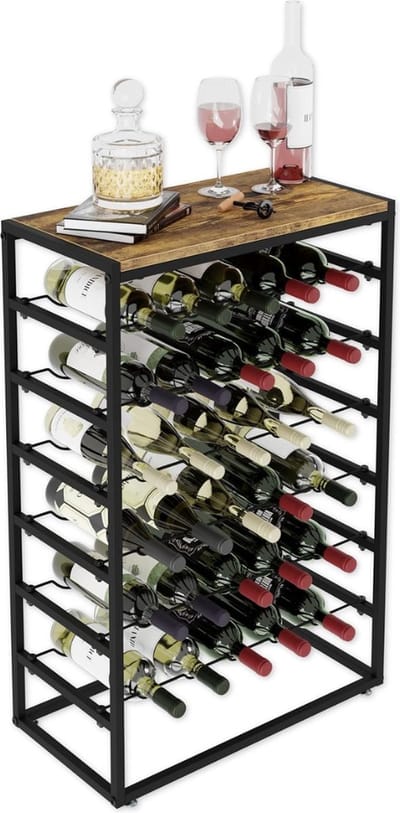 Thuys – Barkast – Drankkast – Barmeubel – 30 x 59 x 80cm – Zwart