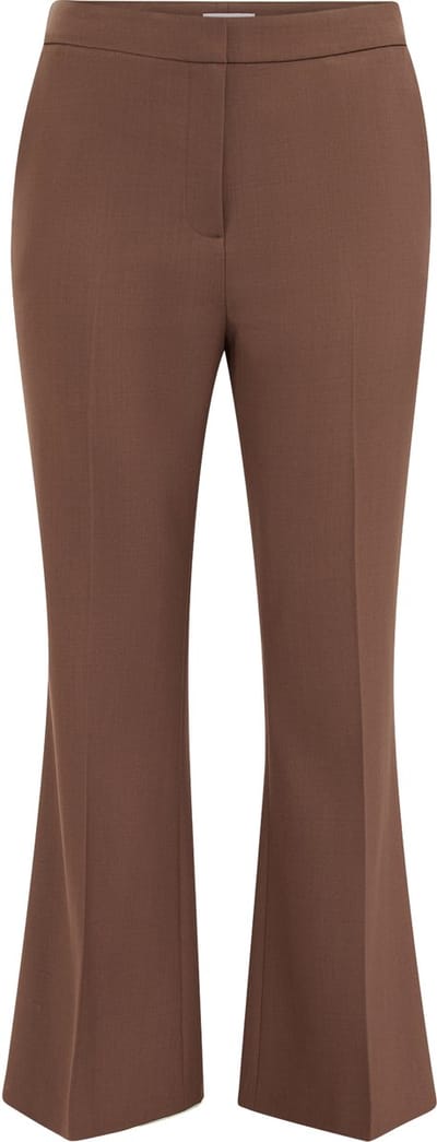 WE Fashion Dames flared pantalon - Curve
