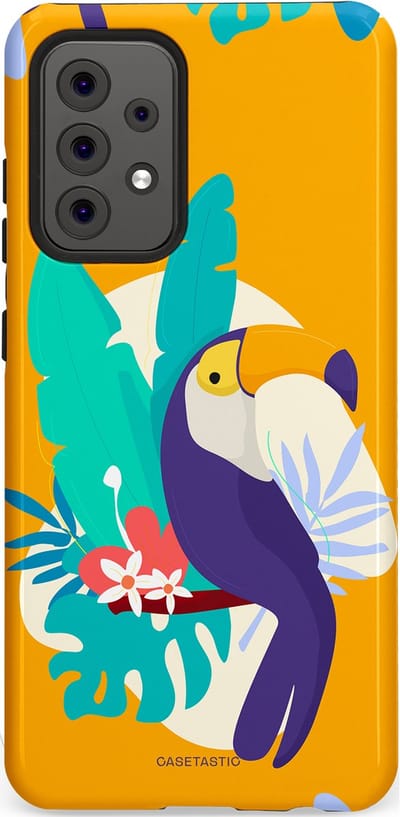 Casetastic Hoesje Geschikt voor Samsung A52 (4G/5G/s) - Stijlvolle Beschermende Duo-layer Case - Toeceaan