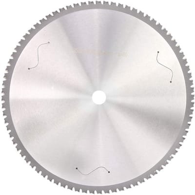 Dailygoods- Cirkelzaagblad 355 mm - Snelstaal - 80 Tanden - Metalen Doorslijpschijf - Negatieve Front Rake Hoek - Dikte 2,6 mm - Zaagblad
