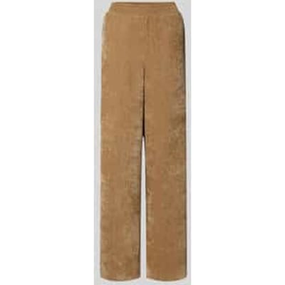 Fluwelen broek met elastische band