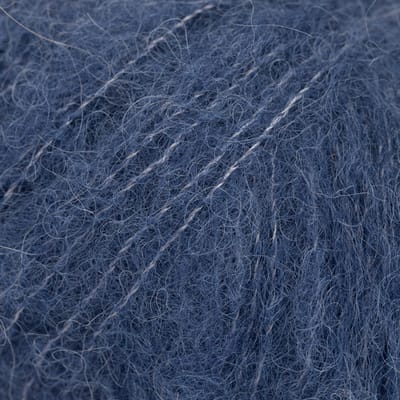 DROPS Brushed Alpaca Silk Uni Colour - 39 marineblauw - Wol Garen