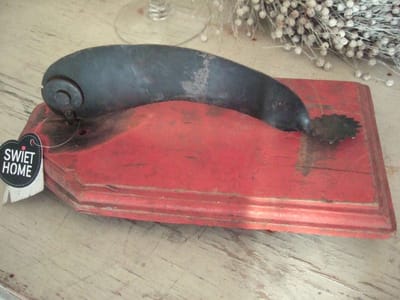 Raja vis snijder/decoratieplankje