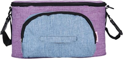 Kinderwagen Organizer - Baby Tas - Alles Bij De Hand - Veelzijdig Verstelbaar - 10.34 Liter - Paars