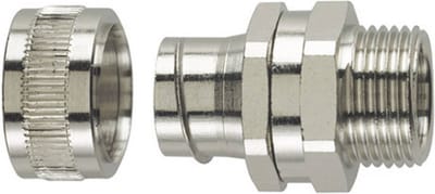 HellermannTyton 166-30414 SC20-SM-PG16 Slangbevestiging Metaal PG16 16.90 mm Recht 1 stuk(s)