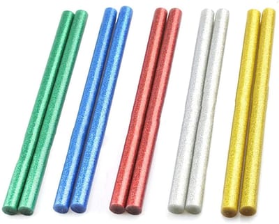 Gekleurde Lijmsticks voor Hete Lijmpistolen - 10 Stuks in Diverse Kleuren - Ø 11 mm