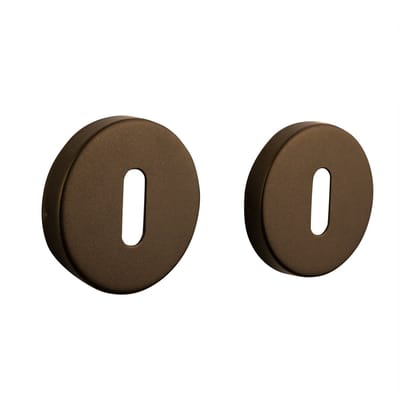 Lavuzo sleutelrozet brons rond | Per set