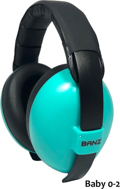 Baby Banz Gehoorbeschermers Speciaal voor Baby s Turquoise Groen 3-36mnd
