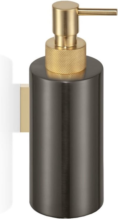 Zeepdispenser wandmodel - CLUB WSP 3, donker brons/goud.