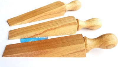 Houten Deur Stopper - Houten Wiggen - Deuren Open Houden - Natuurlijk Hout Design - 140mm Lengte - Natuurlijk Hout