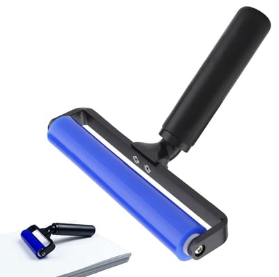 Dailygoods- Stofverwijderingsrol Antistatisch - Siliconen Rolborstel - Huishoudelijk Schoonmaakgereedschap - 12 Inch - Duurzaam Materiaal - Hoge Elasticiteit