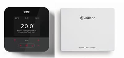 AWB Miset VRT 380 klokthermostaat bedraad met my Vaillant connect 940F internetmodule actiepakket