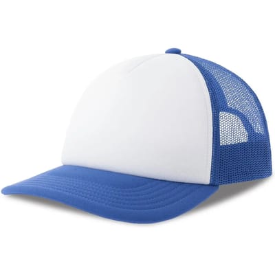 Atlantis Headwear Kid Rapper-S Cap AT534 - WHITE/ROYAL - One size
