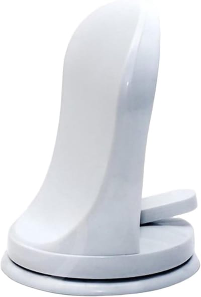 Douche Voetsteun - Scheerhulp Badkamer - Benen Scheren - Sterke Zuignap Grip - 15 x 115 cm - Wit