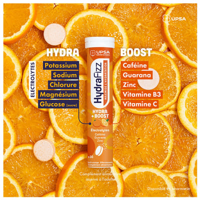 UPSA Hydrafizz Hydra+Boost 16 Bruistabletten