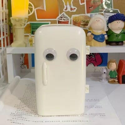 Porte-stylo organisateur pour réfrigérateur Bureau Étudiants Dortoir Bureau Papeterie Mignon Simple Ins Japonais Créatif Porte-stylo blanc