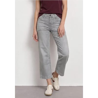 7/8 Mid Waist jeans culotte in Loose Fit