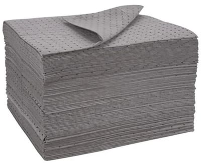 Universele absorptiemat voor olie, water & koelvloeistof 200 st. – Hugo absorptiematten 38×48 cm
