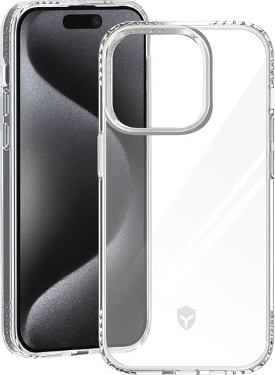 Force Case, PULSE versterkt hoesje Geschikt voor Apple iPhone 15 Pro Max, Transparant