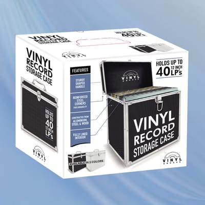 Vinyl Groove - Vinyl Record Storage Case Silver