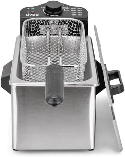 Friteuse 3 liter - 2000W met uitneembare container - Voor perfect krokante friet