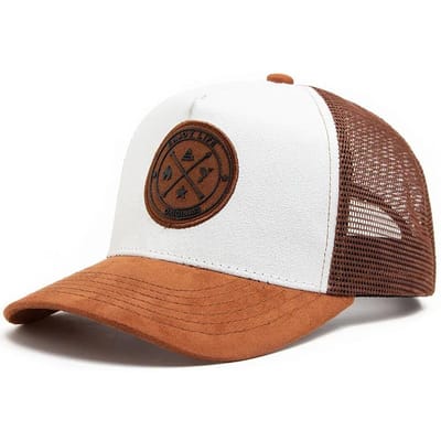 Casquette de baseball en maille d'été pour femmes et hommes Casquette Snapback Décontractée Respirante Icône de Lettre Unisexe Casquettes Trucker Hip Hop Sports d'extérieur Casquette Papa (as the picture,size (56-58cm)) brown