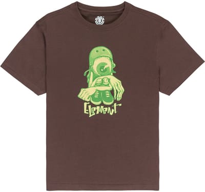 Element Rainy Day T-shirt Met Korte Mouwen Bruin 16 Years Jongen