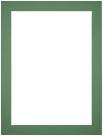 Passe-Partout Fotomaat 30x40 cm - Lijstmaat 36x48 cm - Groen Bos - Museumkarton - Fotolijst niet inbegrepen