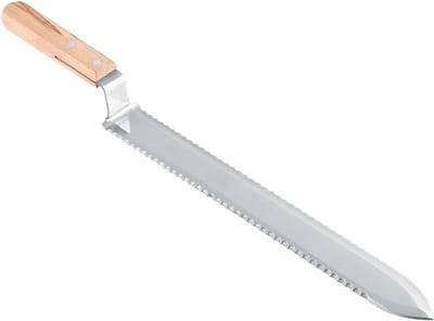 DIY Honingextractor met Ultra-Dunne Onverzegelde Mes, Serrated Z-Vorm 280mm voor Bijenhouden en Honing Oogsten