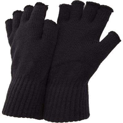 Floso Heren vingerloze winterhandschoenen (Donkergrijs)