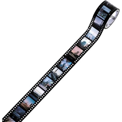 25mm*2m Vintage Film PET Tapes DIY Scrapbooking Collage Kantoorartikelen Decor Journalling Materialen Zelfklevende Etiketten Tapes B
