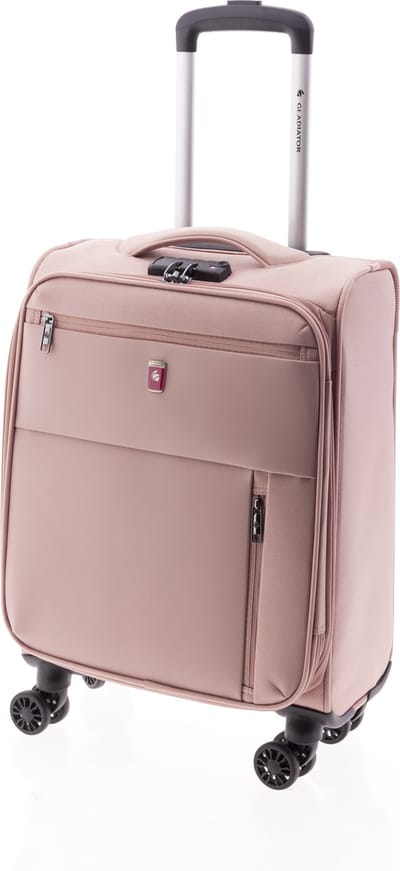 Gladiator Arctic Handbagage Koffer - 55 cm - 36 liter - TSA slot - Lichtroze