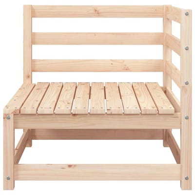 vidaXL - 2-delige - Loungeset - met - kussens - massief - grenenhout