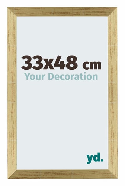 Your Decoration - Puzzellijst 33x48 cm - Goud Glans - Puzzellijst 500-1000 stukjes - MDF Fotolijst - Mura