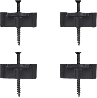 Terrasbevestiging Composiet - Plankclips Dek - Naadloos Terras Maken - Verborgen Systeem - 100 Stuks - Zwart